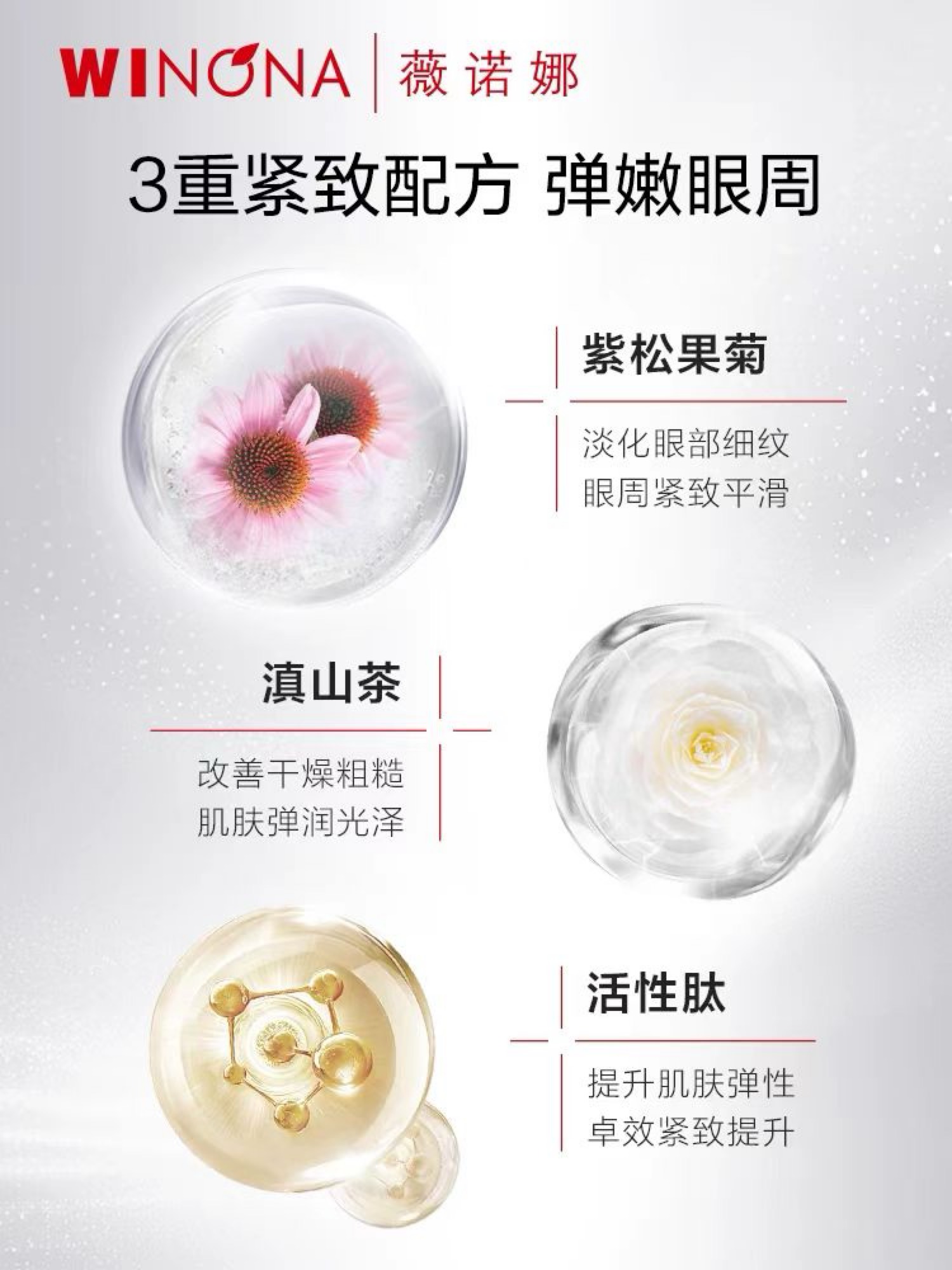3重紧致配方 弹嫩眼周